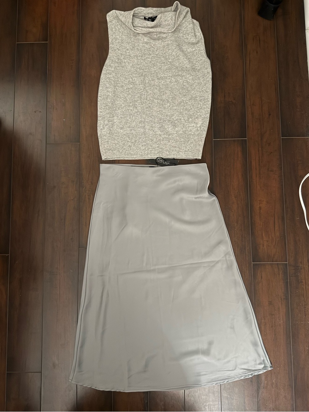 Rachel Zoe Two Piece Set - cowl neck sweater and midi skirt
